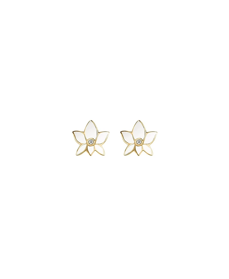 Lush Virtue - Lotus Flower Stud Earrings