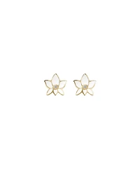 Lush Virtue - Lotus Flower Stud Earrings