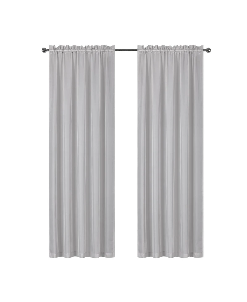 Kate Aurora Living 4-Pack High End Luxe Rod Pocket Sheer Voile Window Curtain Set