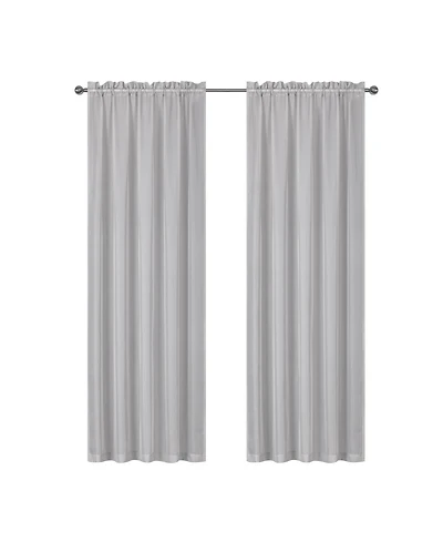 Kate Aurora Living 4-Pack High End Luxe Rod Pocket Sheer Voile Window Curtain Set