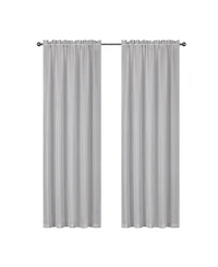 Kate Aurora Living 4-Pack High End Luxe Rod Pocket Sheer Voile Window Curtain Set