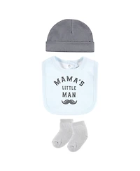 Hudson Baby Boys Gent's Six-Piece Newborn Starter Pack