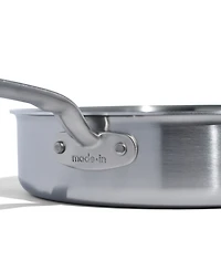 Made In Stainless Steel Clad 3.5-Quart Saute Pan with Lid