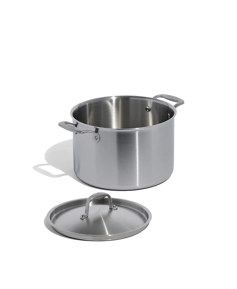 Made In Stainless Steel Clad 8-Quart Stock Pot with Lid