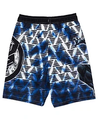 Avengers Little Boys Spider-Man Captain America Hulk Iron Man Pullover Rash Guard & Swim Trunks Outfit Set to