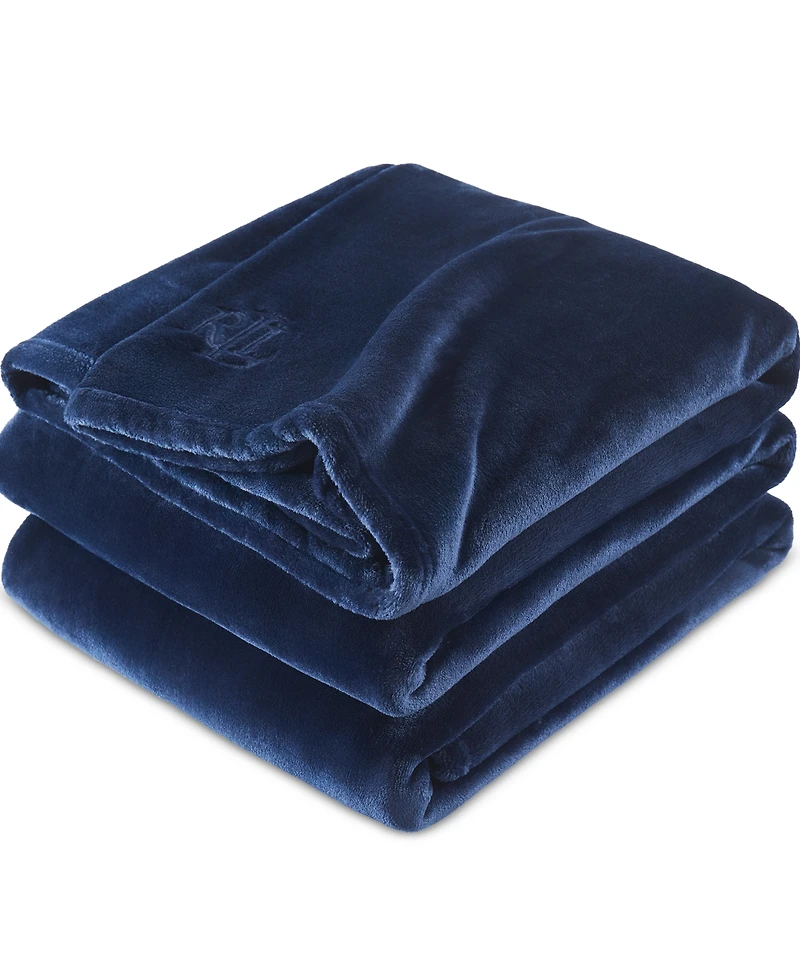 Lauren Ralph Lauren Micromink Plush Blanket, King