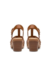 Clarks Collection Women's Emily2 Rose Block Heel Sandals