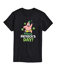 Airwaves Men's SpongeBob SquarePants Happy Patrick's Day Short Sleeve T-Shirt