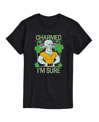 Airwaves Men's SpongeBob SquarePants Charmed I'm Sure Short Sleeve T-Shirt