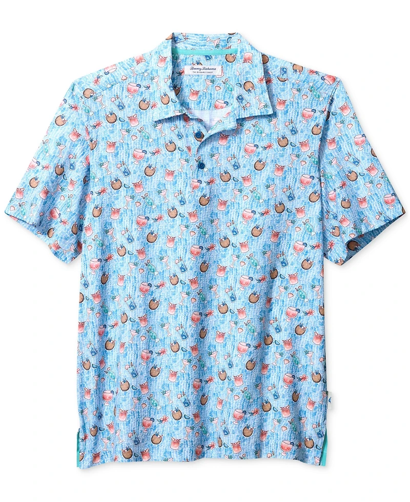 Tommy Bahama Men's Coast Coconut Cove Short Sleeve Printed Polo Shirt