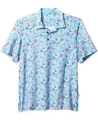 Tommy Bahama Men's Coast Coconut Cove Short Sleeve Printed Polo Shirt