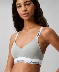 Calvin Klein Women's Modern Cotton Lightly Lined Bralette QF7059