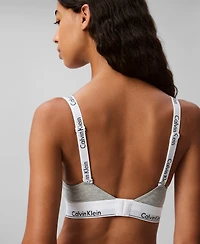 Calvin Klein Women's Modern Cotton Lightly Lined Bralette QF7059