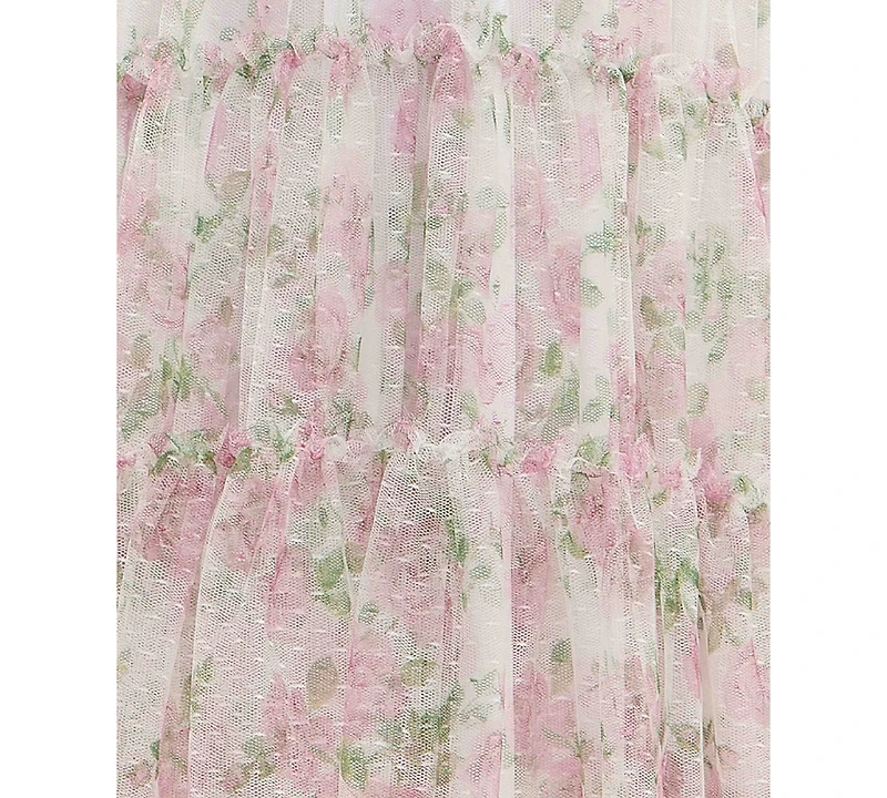 Juniors' Twist-Front Shoulder-Tie Midi Dress