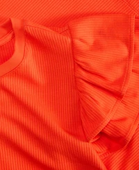 On 34th Women's Flutter-Sleeve Ribbed Top, Created for Macy's