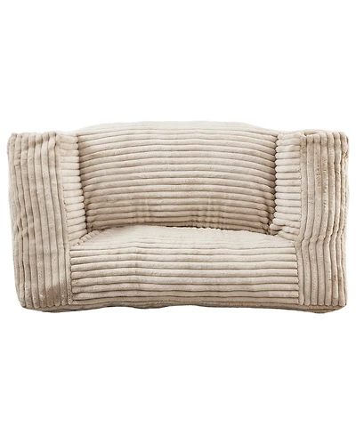 Primo International 26" Corduroy Foam Bean Bag Sofa