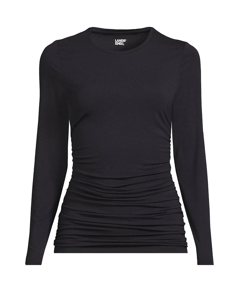 Lands' End Women's Power Performance Long Sleeve Fitted Tee