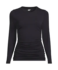 Lands' End Women's Power Performance Long Sleeve Fitted Tee