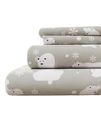 Linery & Co. Ultra-Soft Turkish Cotton Flannel Lodge Print Sheet Set