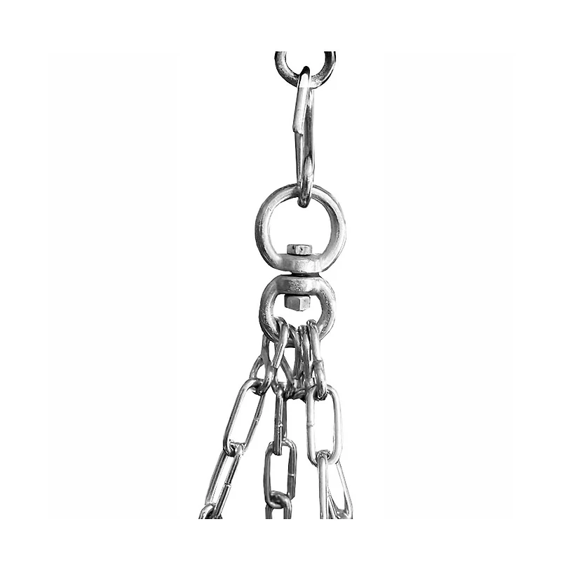Heavy Duty Premium 220lb Capacity Heavy Bag Chain for Boxing Kickboxing Muay Thai Heavybags Perfect Heavy Bag Hanger Chain Strap with No Tangle Swivel
