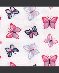 Hudson Baby Girls Seven-Count Cotton Flannel Receiving Blankets