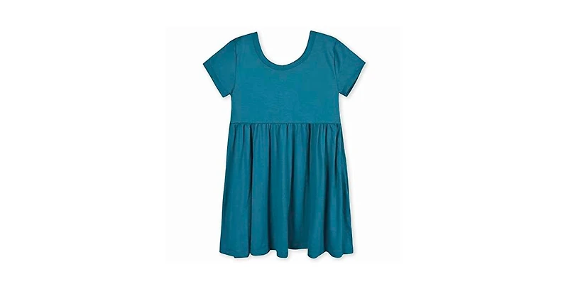 Gerber Baby Girls Spotted Leopard Short Sleeve Twirl Dress
