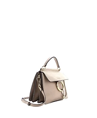 Pre-Owned Chloe Small Faye Top Handle Bag Leather