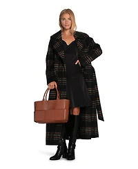 Belle & Bloom Women's Heart To Large Collar Maxi Coat