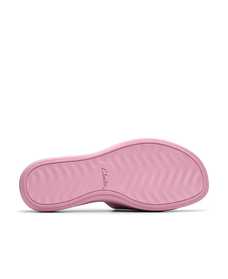 Clarks Women's Cloudsteppers Drift Twist Slip-On Sandals