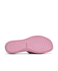 Clarks Women's Cloudsteppers Drift Twist Slip-On Sandals