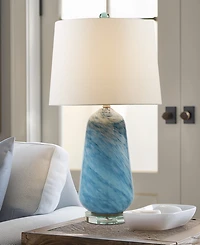 Ink+Ivy 28" Aquaviva Confetti Glass Table Lamp