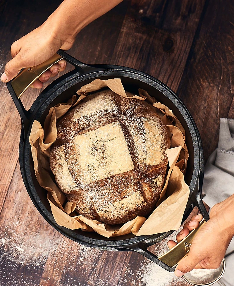 Victoria Signature Series 6 Qt Cast Iron Dutch Oven with Lid