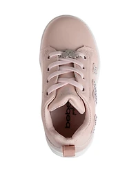 Bebe Toddler Girls Heart Lace with Court Sneakers