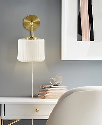 Ink+Ivy 7.5" Luminex Ceramic Wall Sconce