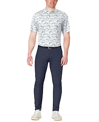 Pga Tour Men's Toucan-Pattern Polo Shirt