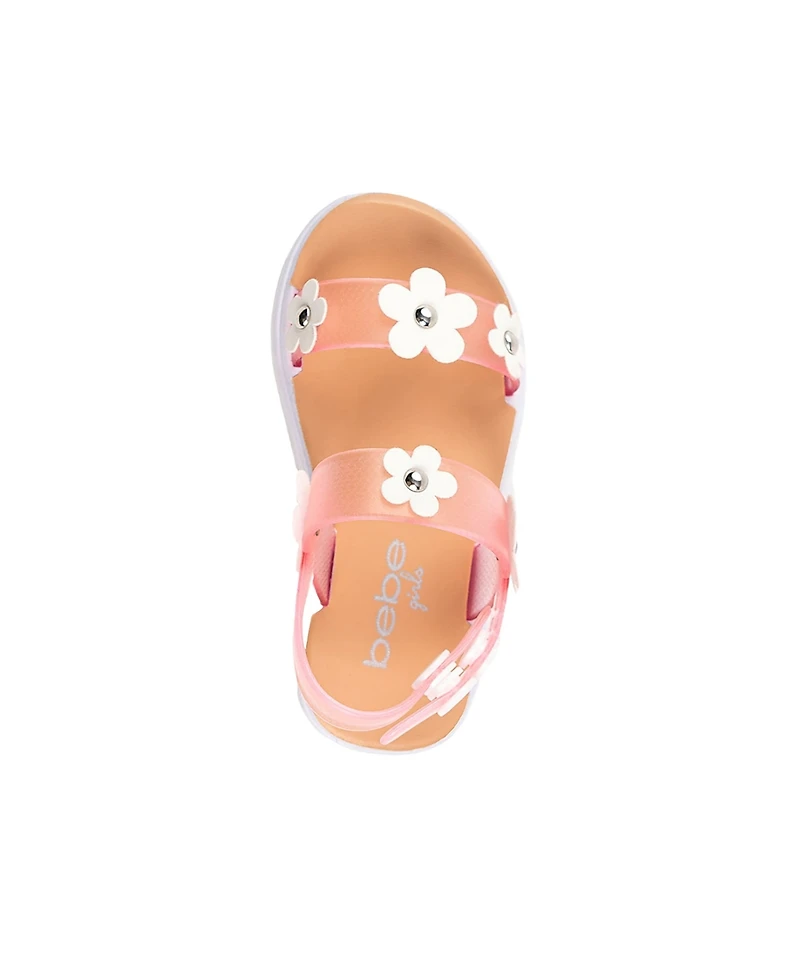 Bebe Toddler Girls Cute and Comfortable Summer Sandals