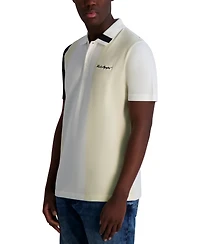 Karl Lagerfeld Paris Men's Regular-Fit Colorblocked Polo Shirt