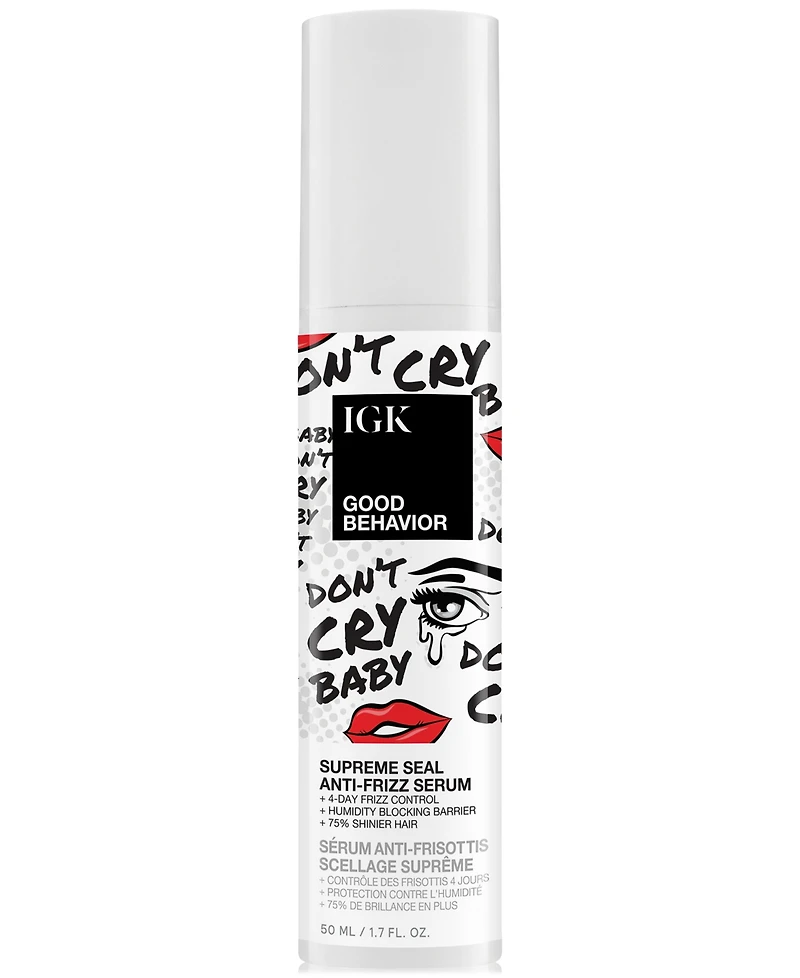 Igk Hair Good Behavior Supreme Seal Anti-Frizz Serum, 1.7 oz.