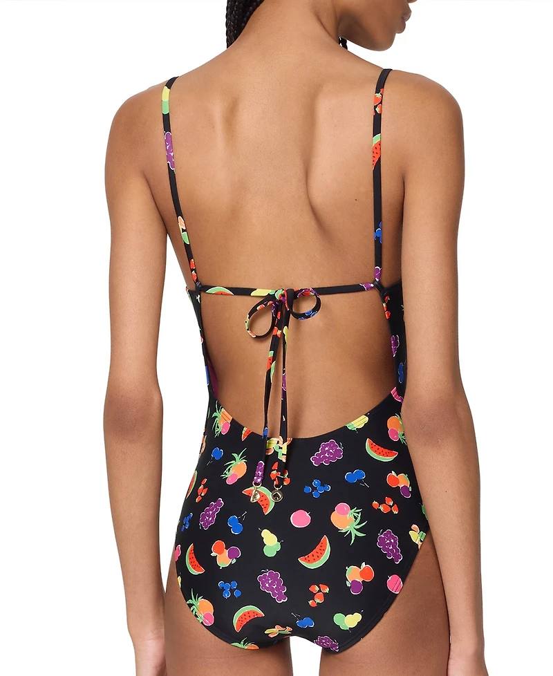 Kate Spade Women's Tie-Back One-Piece Swimsuit