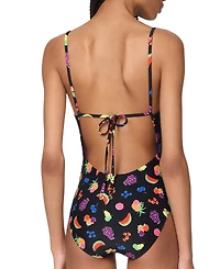 Kate Spade Women's Tie-Back One-Piece Swimsuit