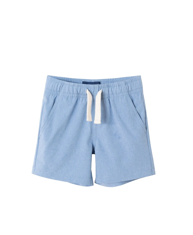 Andy & Evan Baby Boys Lt Green Dino Print Knit Buttondown Set