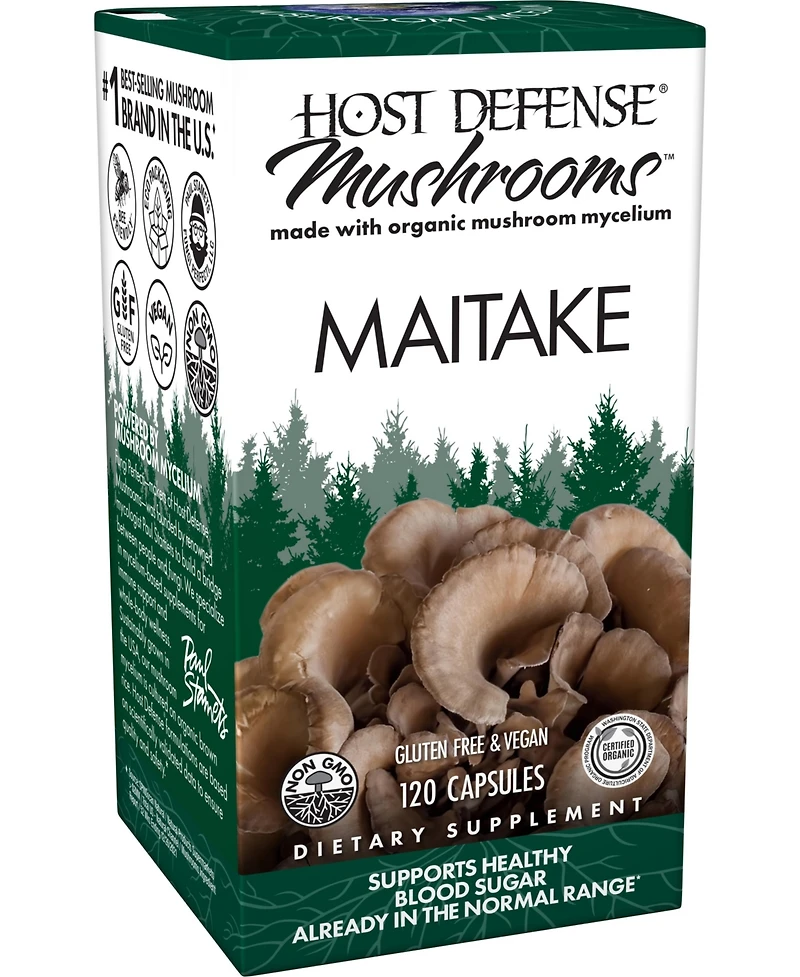 Host Defense Maitake Capsules 120 ct
