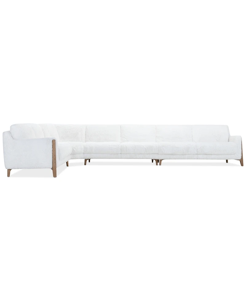 Briannie 4-Pc. Fabric L Sectional, Exclusively at Macy's
