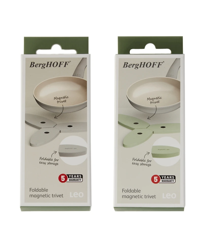 BergHOFF Leo 2-Pc. Foldable Magnetic Trivet Set