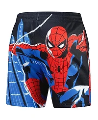 Lids Men's Black Spider-Man Big Print Mesh Shorts