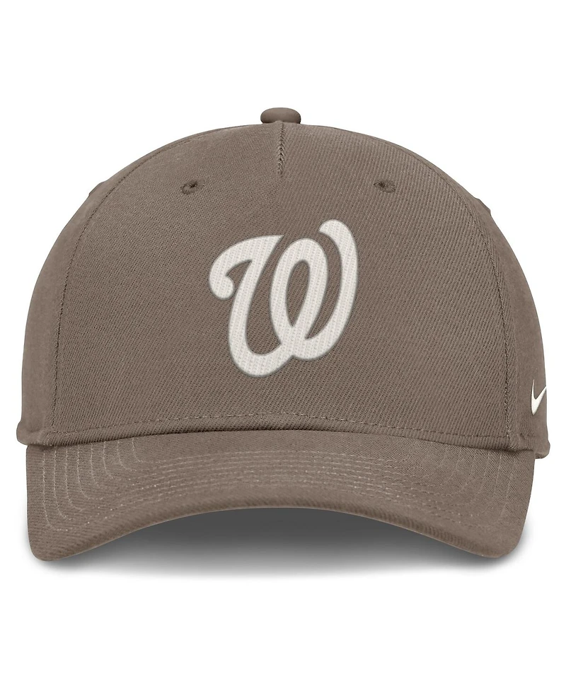 Nike Men's Brown Washington Nationals Rise Performance Adjustable Hat