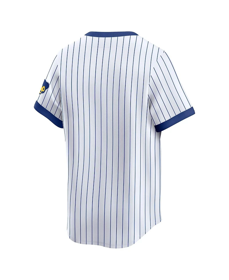 Nike Men's White Chicago Cubs Throwback Cooperstown Collection Limited Jersey