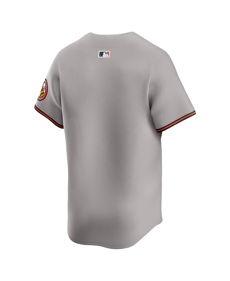 Nike Men's Gray Baltimore Orioles Road Limited Jersey