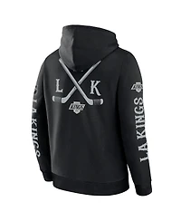 Fanatics Men's Black Los Angeles Kings Big City Legacy Fleece Pullover Hoodie
