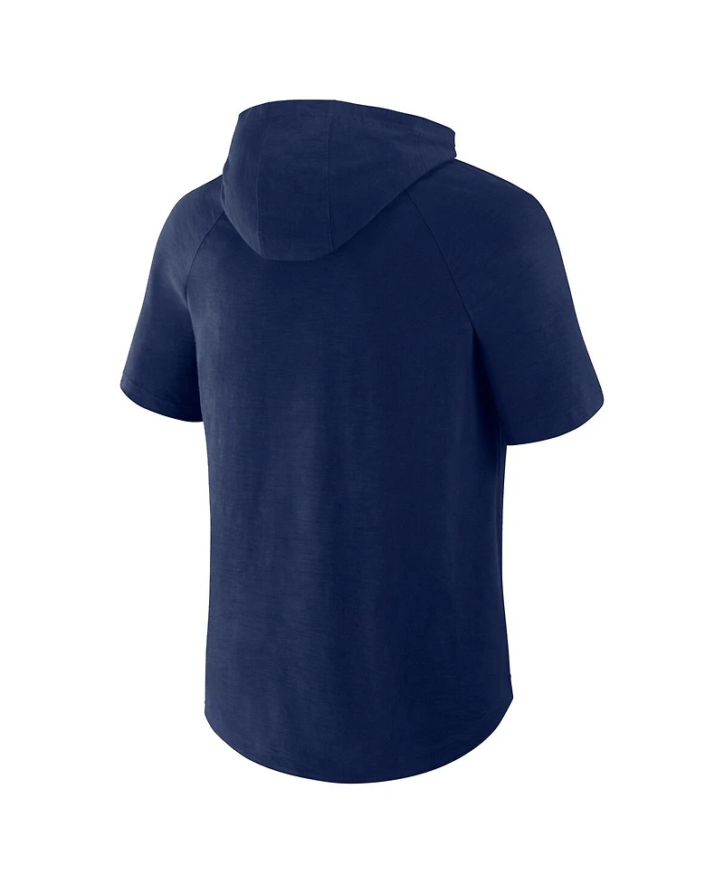 Fanatics Men's Athletic Navy Denver Nuggets Pass Legend Hooded T-Shirt